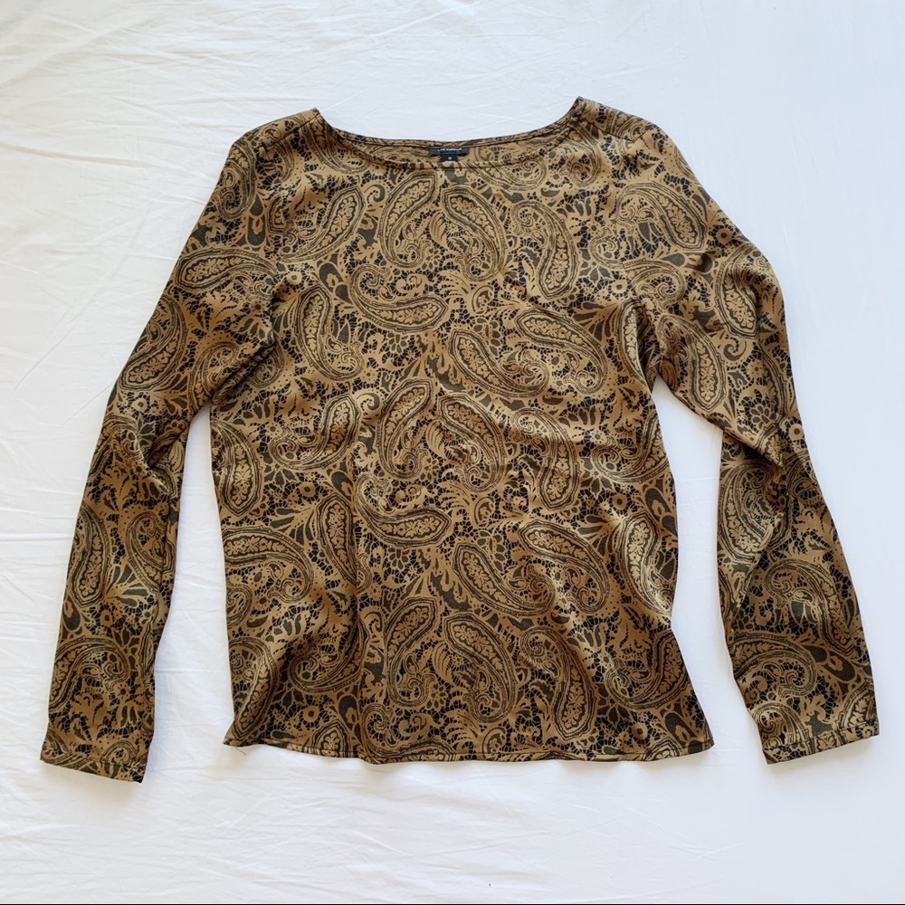 Ann Taylor NWOT Paisley Blouse